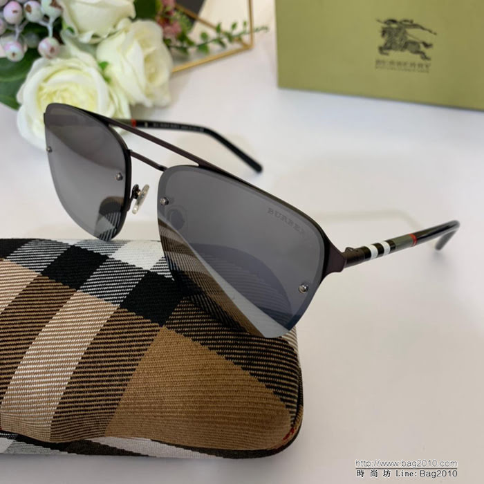 BURBERRY巴寶莉 19年春夏新款 BE3095 時尚方框女款太陽鏡   lly1489